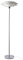 Dyberg Larsen DL45 Stehleuchte, 45 cm Durchmesser, Weiß/Chrom, 7073