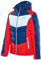 Black Crevice Damen Skijacke, blau/rot/weiß, 38