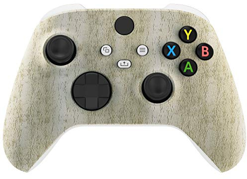 eXtremeRate Carcasa para Xbox Series S X Mando Protector Placa Frontal Funda Delantera Reemplazo Kit Cubierta Cover Shell para Xbox Series X S Control-No Incluye Mando(Grano de Pino)