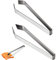2 Pieces Fish Bone Tweezers Set YUTOU 4.7 inches Stainless Steel Flat and Slant Tweezers Pliers Remover Tool for Pulling Pin Bones from Salmon Fish Fillet Cooking Deboning Seafood Kitchen Accessories