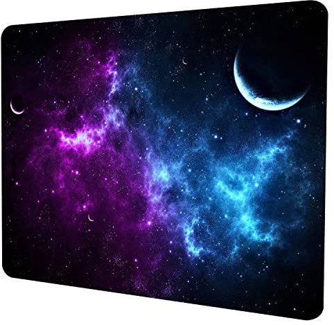 Shalysong Mouse pad, Personalized Computer Mouse pad, Office Decoration Accessories Gift, Non-Slip Rubber Mouse pad for Laptop (Galaxy)