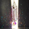 H&D HYALINE & DORA Carillon à vent en cristal, lustre aurore arc-en-ciel attrape-soleil prismes en verre, pendentif à suspendre pour fenêtre de jardin, décoration extérieure