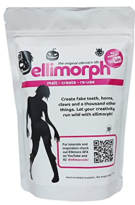 Ellimorph 0,5 kg weiße handformbare Biokunststoff-Pellets The Original Ellimacs SFX