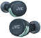 JVC auricolari True Wireless, Cancellazione attiva del rumore, leggere, elegante, Bluetooth 5.2, Waterproof (IPX4), 21H autonomia, modalità a bassa latenza per il gioco, HA-Z330T-G, verde, unica