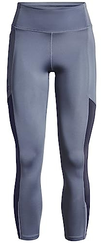 Under Armour Damen Fleece-Schnellstrumpfhose, Aurora Purple/Tempered Steel, L