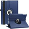 New iPad 9th/ 8th/ 7th Generation Case (10.2 inch) - 360 Degree Rotating Stand Smart Protective Cover, with Auto Sleep Wake Feature for Apple iPad 10.2 Inch 2021/2020/2019 (Navy Blue)
