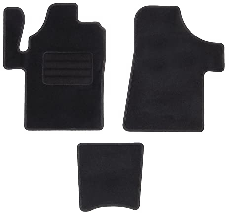 Automatten Veloursmatten Schwarz Textilmatten kompatibel mit Mercedes-Benz Viano W639 2003-2014