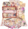 Funto Scrapbooking Kit (96 Teile), Vintage-Sammlung - Rose Angel, Perfekt für Bullet Scrapbooking Materialien, Planner DIY Kunst Handwerk Collage
