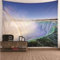 Aotiwe Wandvorhang Groß, Deko Wandbehang Regenbogenfälle Regenbogen Tuch Wand aus Polyester Wanddeko Flur 200x200cm