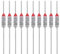 ALLECIN 10 Piezas Fusible Térmico 172 Grados 10A 250V AEC172E 172℃ Fusibles Térmicos de Corte
