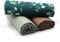 VmG-Store 1,5m Baumwollstoff Set Designstoff + 2x Uni farblich abgestimmt 100% Baumwolle Material Auswahl (Eukalyptus Dunkelgrün Set07)