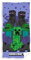 Carbotex Minecraft Duschtuch Badetuch Strandtuch 70 x 140cm