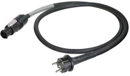 NEUTRIK® Kabel mit geformtem Schukostecker M + powerCON® TRUE1® TOP und hochwertigem H07RN Kabel