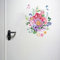 Wall Stickers Butterflies and Flowers - Wallpaper for Bedroom Adults Flower Wall Art Decals Watercolor Butterfly Wall Decor 0924