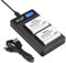 Joiry EN-EL23 Batterie de Remplacement (Pack de 2) et LCD Chargeur Double pour Nikon EN-EL23 et Nikon Coolpix B700, P600, P610, P610s, P900, P900s, S810c