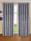 Mh Bedding Store ltd Ring Top/Eyelet Curtains Crushed Velvet Fully Lined Pair Curtain Beautiful Textured Door WIndow Curtains (Grey, 90 x 108 (228 x 274 cm))