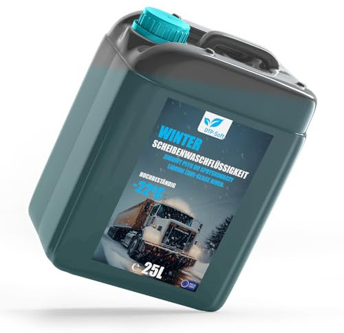 25L Scheibenfrostschutz Gebrauchsfertig -22° Frostschutz Reiniger | Fertige Scheibenwaschflüssigkeit | Winter-Scheibenreiniger 25 L | 1x 25 Liter Winter Scheibenfrostschutz