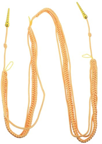 LIFKOME Goldene Achselschnur Für Kostüm Zeremonienkleid Schulterkordel Uniform-achselschnur Hergestellt Aus Seil Und Kunststoff
