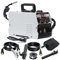 HYQNG Saldatrice Mig Portatile 3 in 1, saldatrice Inverter Mig Arc TIG Senza Gas 250A con Display a LED, saldatrice a Filo Pieno Mig Arc Lift TIG con Nucleo di Flusso Gray