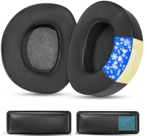 YunYiYi Ersatz-Ohrpolster für Sennheiser HDR/RS170 160 180 Stirnband | für RS160,HDR170 Kühlgel-Konsistenz und Schalldämmung ein unvergleichliches Hörerlebnis-Schwarz