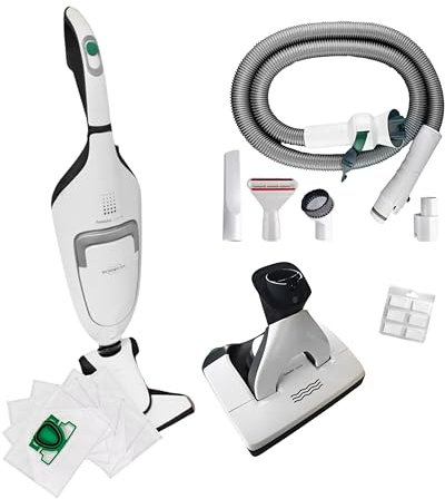 VORWERK FOLLETTO VK220S EX-EXPO, Completo da Campionario con PULILAVA SP600S e KIT TUBO Professionale – Sistema 2-in-1, Pulizia Perfetta