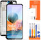 LCD for Xiaomi Redmi Note 10 Pro Replacement Screen - for Xiaomi Redmi Note 10 Pro LCD Display for M2101K6G M2101K6R Touchscreen Digitizer Full Assembly with Frame (Black, Tools)