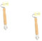 VILLCASE Lot De 2 Rouleaux De Colle Pour Papier Peint Outil De Lissage De Papier Peint Pour Joints Pour Bois