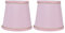 Paralume in tessuto da 2 pezzi, stile europeo E14, facile da montare, paralumi rosa, paralumi di ricambio per lampadari, lampade da tavolo, da parete, decorazioni per la casa.