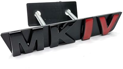 MKIV Grill-Emblem Kofferraumabzeichen Kompatibel mit Golf 4 Heckzeichen Auto-Logos(Grill)