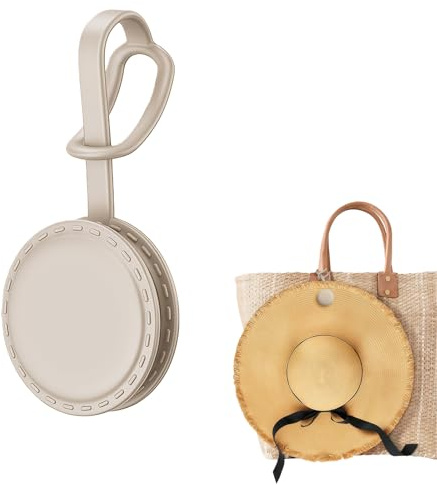 BelleFlair Magnetischer Huthalter für die Reise, Hut Clip aus Silikon für Tasche und Koffer, Magnetclips als Taschen Zubehör Sonnenhut, Hände Frei im Urlaub