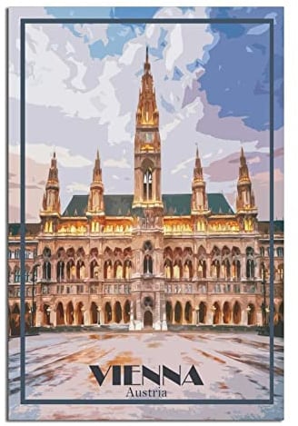 1000-teiliges Puzzle, Wien, Österreich, 1000-teiliges Landschaftspuzzle aus Papier für Erwachsene, Lernspielzeug für Kinder, Geschenk, 52 x 38 cm