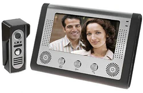 BW 7 Inch Video Door Phone Doorbell Video Entry System Intercom Kit 1-camera 1-monitor Night Vision