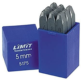 Limit Schlagbuchstaben zahlen 3 mm