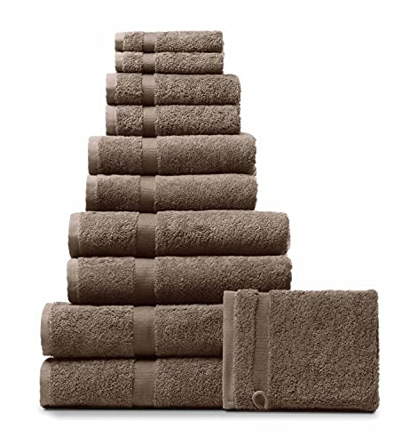 Rhomtuft Frottier Princess 55 x 100 cm Taupe