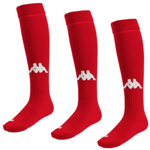 Kappa penao ppk 3 Socks Chaussettes-homme-rouge-35-38