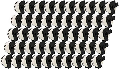 50 x DK-22210 29mm x 30.48m Endlos-Etiketten kompatibel für Brother P-Touch QL-500 QL-550 QL-560 QL-570 QL-700 QL-710W QL-720NW QL-800 QL-810W QL-820NWB QL-1050 QL-1100 QL-1110NWB Etikettendrucker