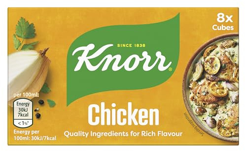 Knorr Chicken Stock Cubes, 10 g (Pack of 8)