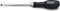 HAZET 803-35 Slot Profile Trinamic Screwdriver with Burnished Tips - Chrome-Plated