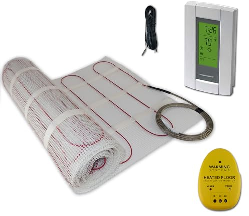 Warming Systems 30 Sq Ft 120V Electric Floor Heating System Mat Kit