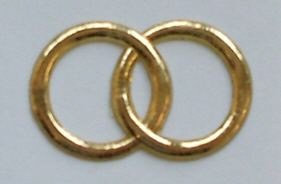 Kerzen Verziermaterial Wachsornament Ringe klein