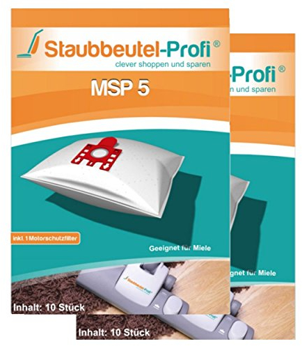 20 Staubsaugerbeutel geeignet für Miele Jazz Plus - S 371 von Staubbeutel-Profi®