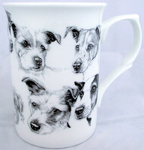 Jack Russell Terrier Mug Fine Bone China Dog Lovers Exclusive Collectable Mug Hand Decorated in The UK
