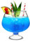 bar@drinkstuff, Plastic Cocktail Bowl with Stand 2.5 Litre - Unusual Cocktail Jar for Parties, Fishbowl Design