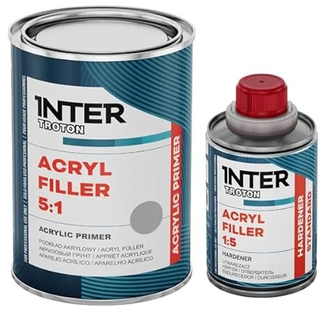 Troton Inter Akryl Füller HS 2K 5:1-2,5L + 0,5L Härter Weiß