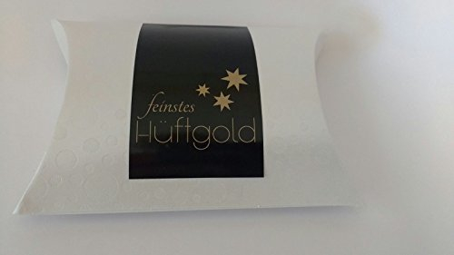 Geschenkkissen Geschenkverpackung Geschenktasche Geschenktüten Plätzchen, Pralinentüten weiße Papptasche feinstes Hüftgold 5 Stück