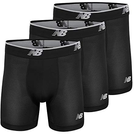 New Balance Men's Mesh 6 No Fly Boxer (3-Pack)