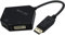 Adattatore da DP a HDMI VGA DVI da Displayport a HDMI 4K Adattatore 3 in 1 Display Port a HDMI VGA DVI Converter maschio a femmina placcato oro a forma di diamante (nero)
