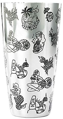 Barfly M37092 - Lata de cóctel, acero inoxidable, Tiki