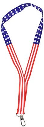 US Flag Autoschlüsselanhänger, Schlüsselband USA Schlüsselanhänger, Patriotische Arbeit, Schule Ausweishalter