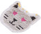 Sharplace Pailletten Katze Aufnäher, Bügelbild, Patch, Aufbügler, Katze Applikation, Wendepailletten